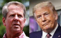 Дональд Трамп та Браян Кемп