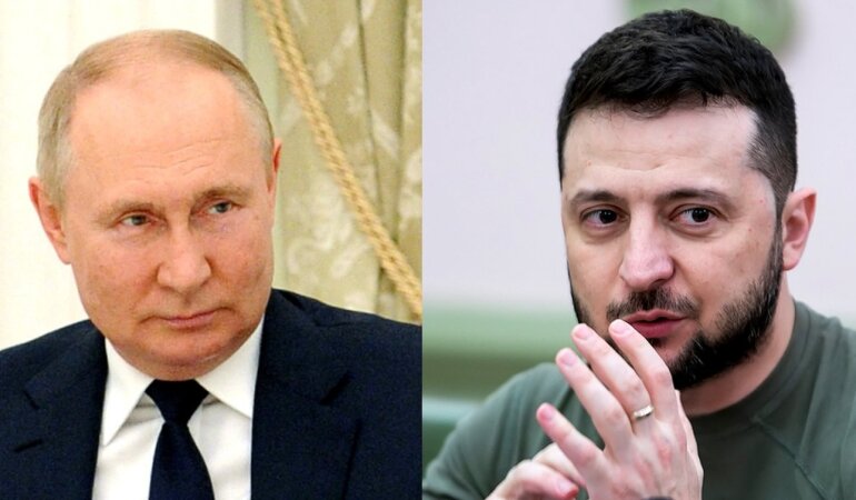 Владимир Путин, Владимир Зеленский