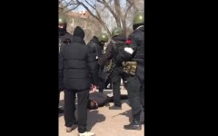 Оккупанты пытались разогнать мирный митинг в Бердянске