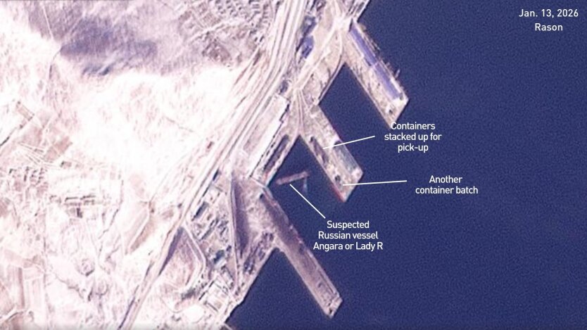 Angara або Lady R прибуває в Расон / Зображення Planet Labs