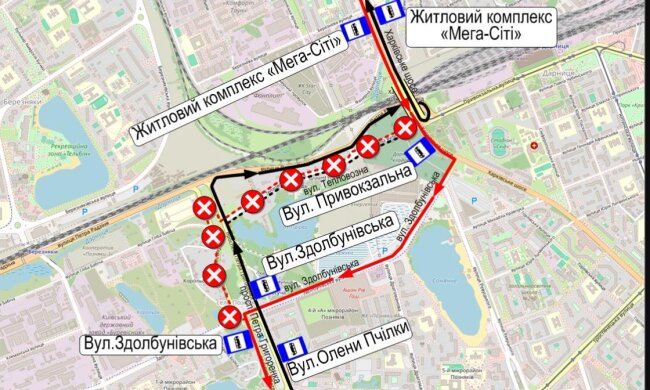 Движение в Киеве