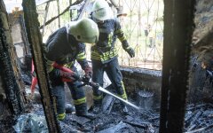Пожар в Киеве