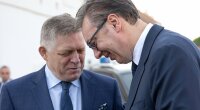 Роберт Фицо и Александр Вучич  / Фото Getty Images