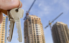 key with houses
