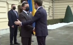 Владимир Зеленский и Эммануэль Макрон
