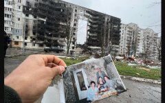 Разрушения в Бородянке