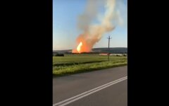 Взрыв на газопроводе Уренгой-Центр