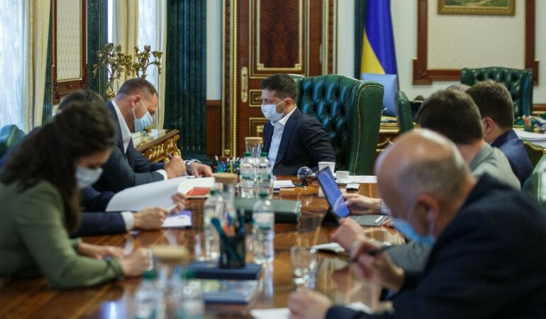 Совещание у президента Владимира Зеленского