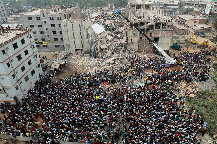 Число жертв землетрясения в Бангладеш растет