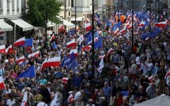 протесты в Польше