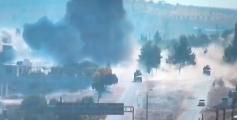 Взрыв дороги в Сирии, российские военные подорвались в сирии