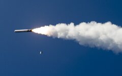 Ракета Tomahawk после старта