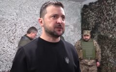 Владимир Зеленский на фронте, фото