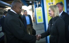 Ллойд Остин прибыл в Украину / Фото: соцсеть Х главы Пентагона