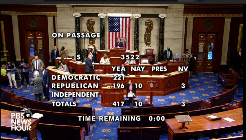 Голосование в Конгрессе США по ленд-лизу