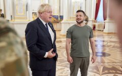 Борис Джонсон та Володимир Зеленський у Києві