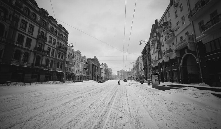Снежный коллапс в Киеве