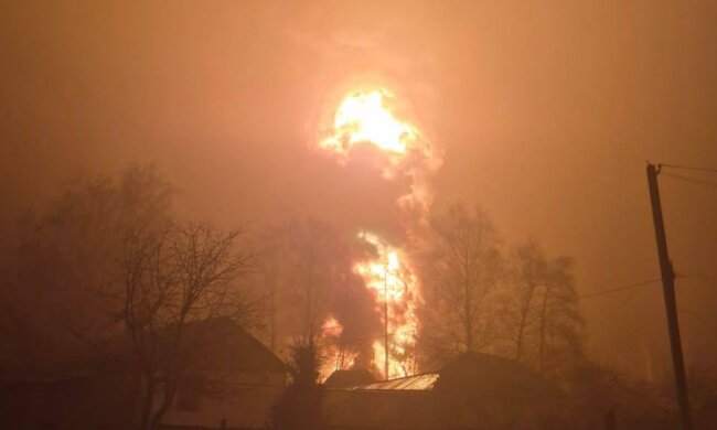 Пожежа на нафтобазі в Росії