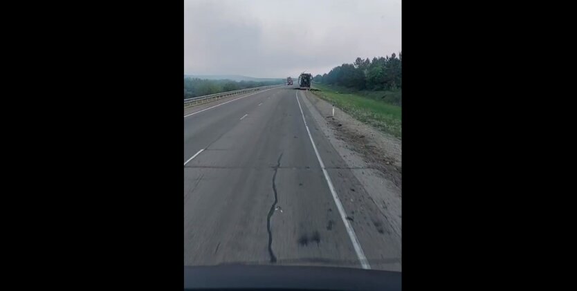 Фура с дронами