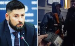 Александр Гогилашвили, скандал на блокпосту на Донбассе