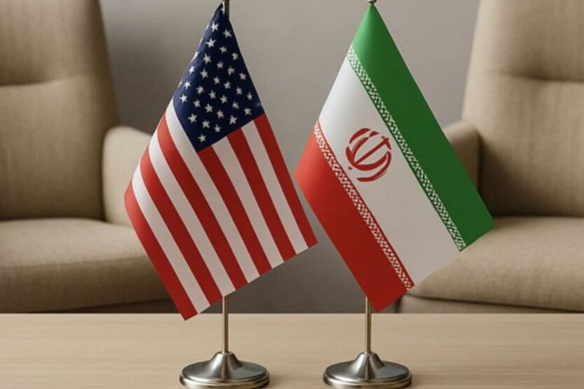 Прапори США та Ірану