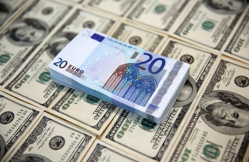 долар та євро