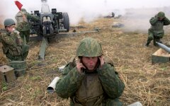 Обстрел украинских войск на Донбассе