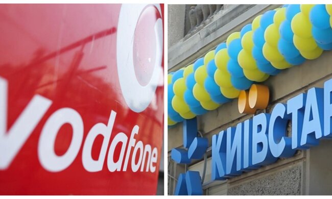 Vodafone та Київстар, поповнення рахунку