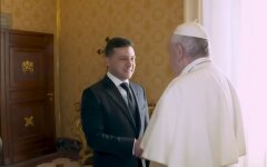зеленский и папа римский франциск