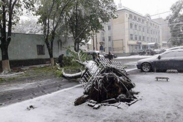 Молдова, непогода в Кишеневе