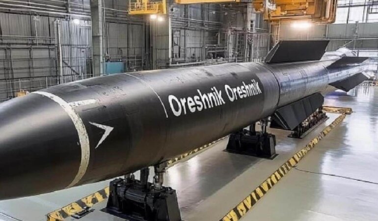 Ракета "Орешник" / Фото: Getty Images