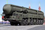 Російська ядерна зброя на тлі Крмелю.