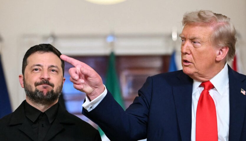 Володимир Зеленський та Дональд Трамп