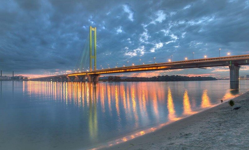 Киев Московский мост