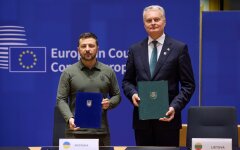 Владимир Зеленский и Гитанас Науседа
