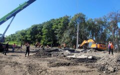 Наслідки вибухів у Київській області