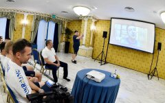 Владимир Зеленский и сборная Украины