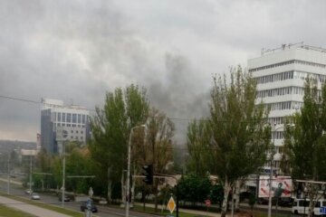 Взрыв в центре Донецка