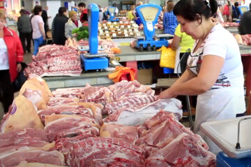Ціни на м'ясо, яловичина, свинина
