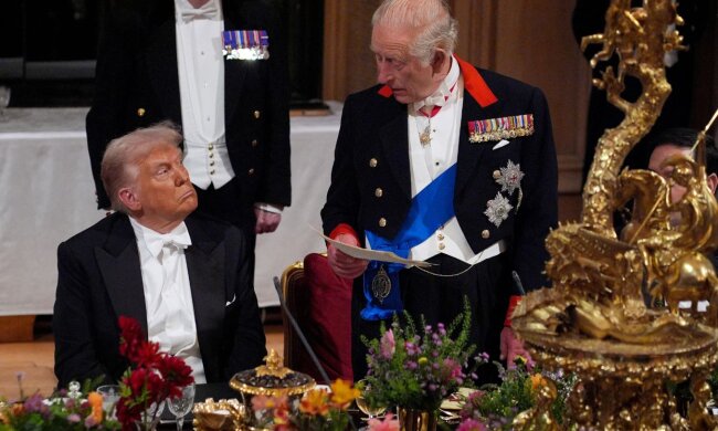 Король Чарльз ІІІ и Дональд Трамп