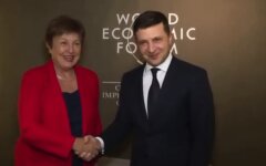 Кристалина Георгиева и Владимир Зеленский