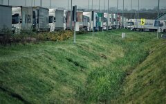 Блокада кордону / Фото: facebook.com/serhiy.derkach