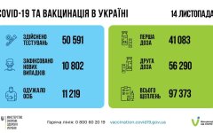 Статистика по коронавирусу на утро 15 ноября, коронавирус в Украине