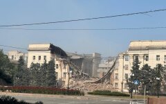 Херсонская ОГА после разрушения КАБами
