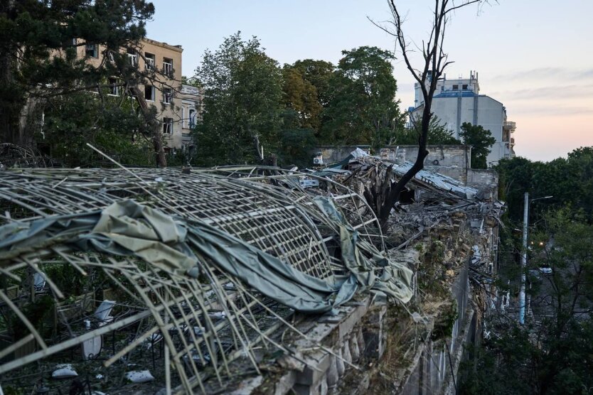 Последствия удара России по Одессе / Фото: Телеграм главы Одесской ОВА