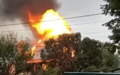 Пожар в Тарасовке