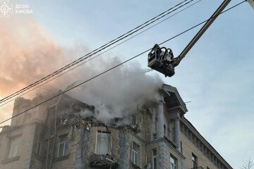Удар по Києву / Фото: https://t.me/dsns_telegram/36538