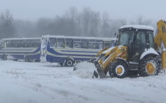 Снегопады в Украине