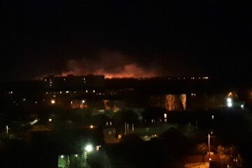 Пожар в Броварах, пожар под Киевом