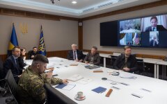 Владимир Зеленский и американская группа по восстановлению Украины